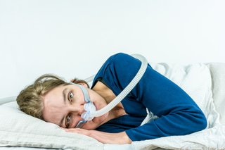 Monkton patient can't sleep due to CPAP noise.